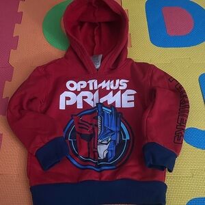 Optimus Prime Red Kids Hoodie
